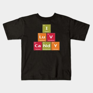 Periodic Elements of Candy Halloween Costume Kids T-Shirt